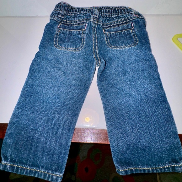 Baby phat jeans with embroidered cat and flowers size 3-6 months - Picture 7 of 10